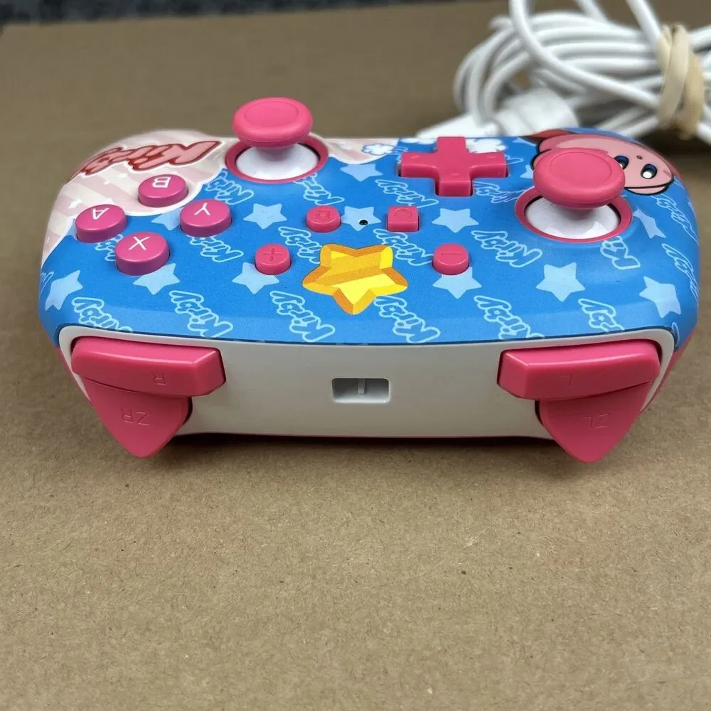 PowerA Kirby Wired USB Controller for Nintendo Switch, 10 ft Cable, Multicolor